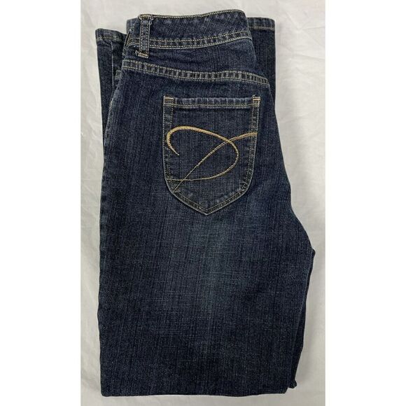 Chico's Women's Platinum Denim Quartz Jeans Blue Size 0 Short Straight Leg - Picture 11 of 16